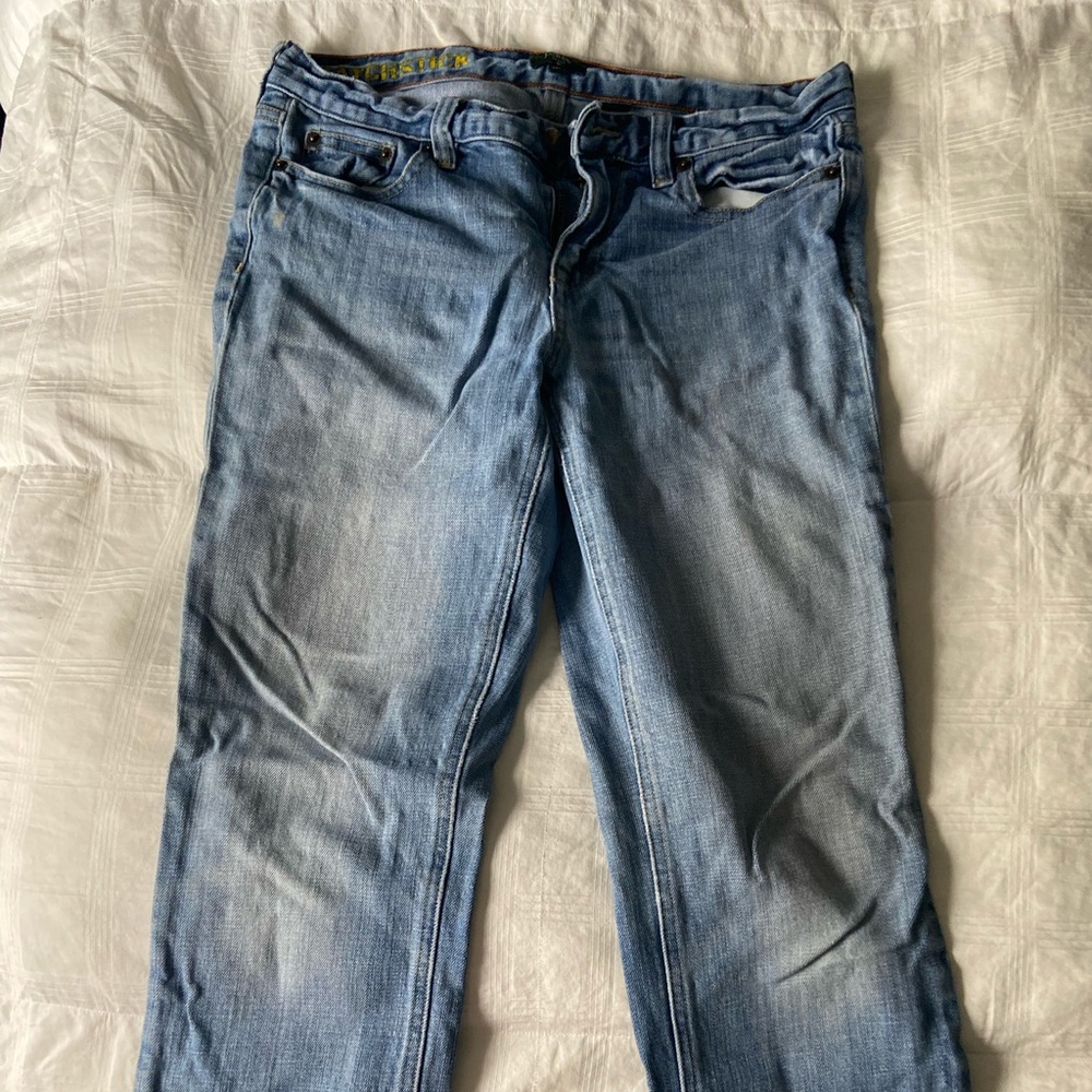 Jcrew matchstick jeans 29r